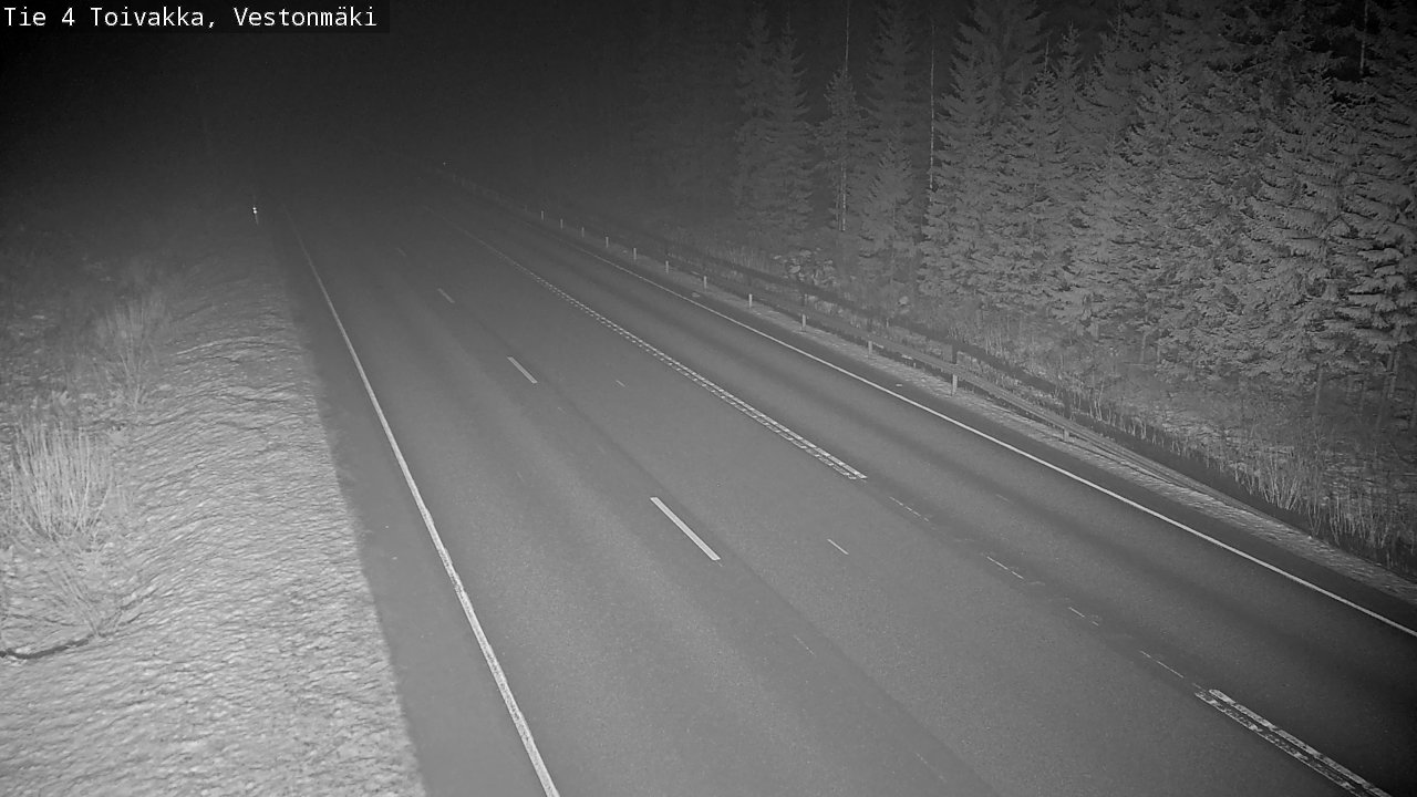 Weather Camera Image Väg 4 Toivakka, Vestonmäki, Toivakka, Keski-Suomi
