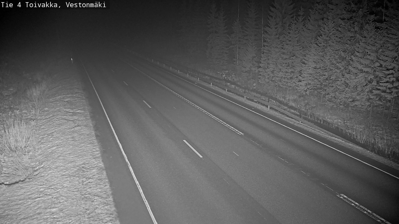Weather Camera Image Väg 4 Toivakka, Vestonmäki, Toivakka, Keski-Suomi