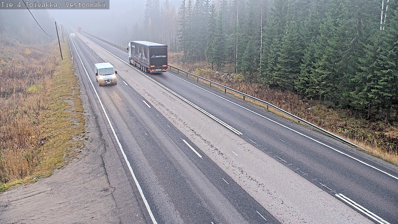 Kelikamerat Kuva Tie 4 Toivakka, Vestonmäki, Toivakka, Keski-Suomi