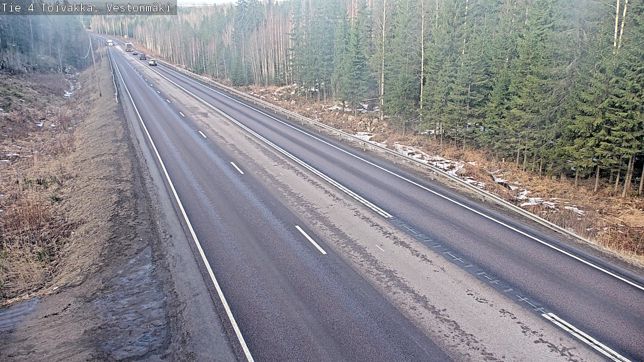 Weather Camera Image Road 4 Toivakka, Vestonmäki, Toivakka, Keski-Suomi