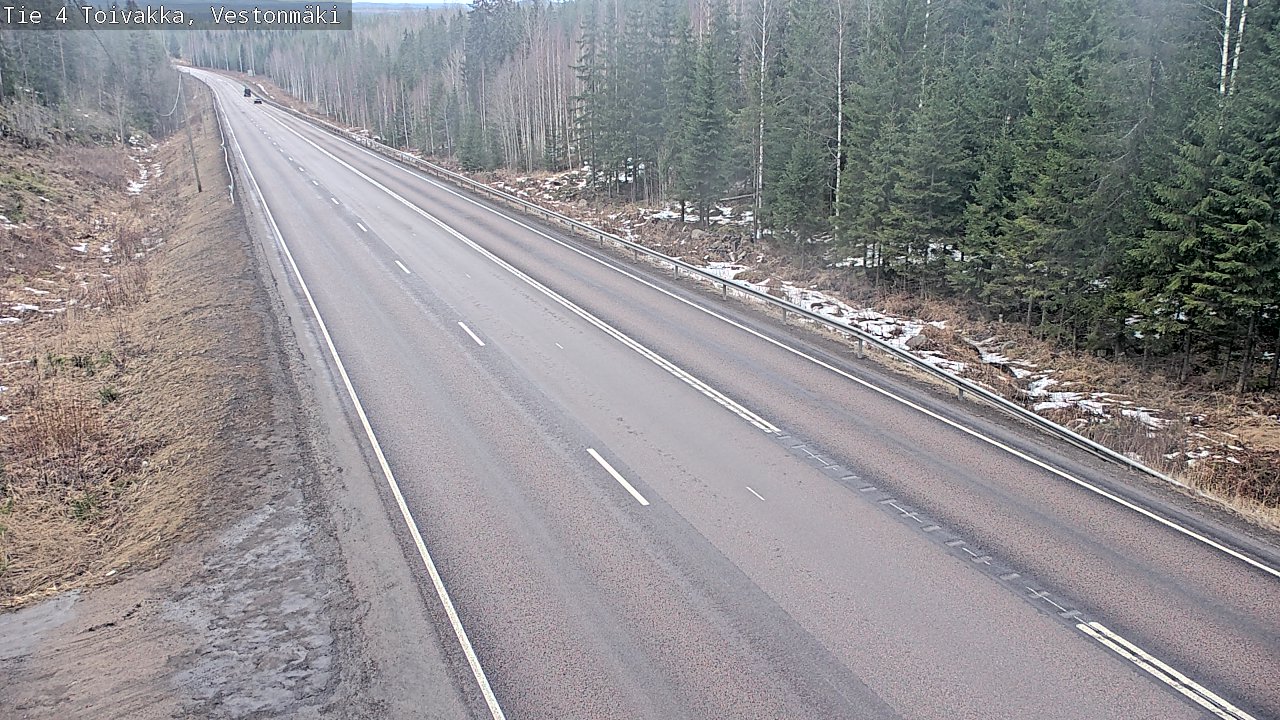 Weather Camera Image Road 4 Toivakka, Vestonmäki, Toivakka, Keski-Suomi