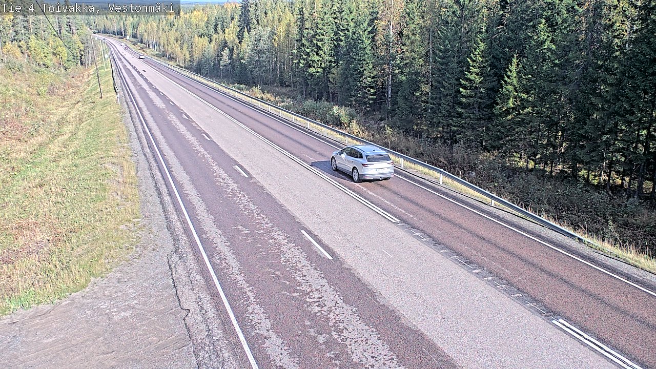 Weather Camera Image Road 4 Toivakka, Vestonmäki, Toivakka, Keski-Suomi