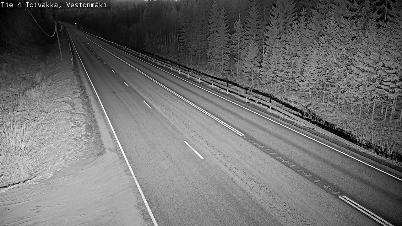 Weather Camera Image Road 4 Toivakka, Vestonmäki, Toivakka, Keski-Suomi