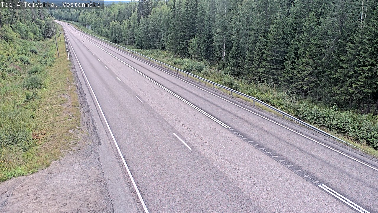 Weather Camera Image Road 4 Toivakka, Vestonmäki, Toivakka, Keski-Suomi