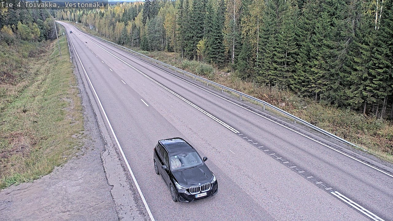 Weather Camera Image Road 4 Toivakka, Vestonmäki, Toivakka, Keski-Suomi
