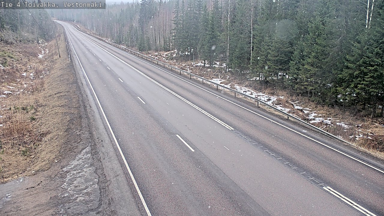 Weather Camera Image Road 4 Toivakka, Vestonmäki, Toivakka, Keski-Suomi