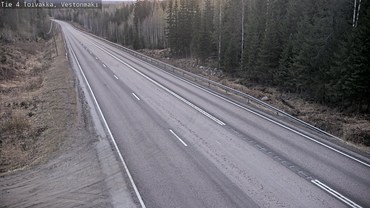 Weather Camera Image Road 4 Toivakka, Vestonmäki, Toivakka, Keski-Suomi