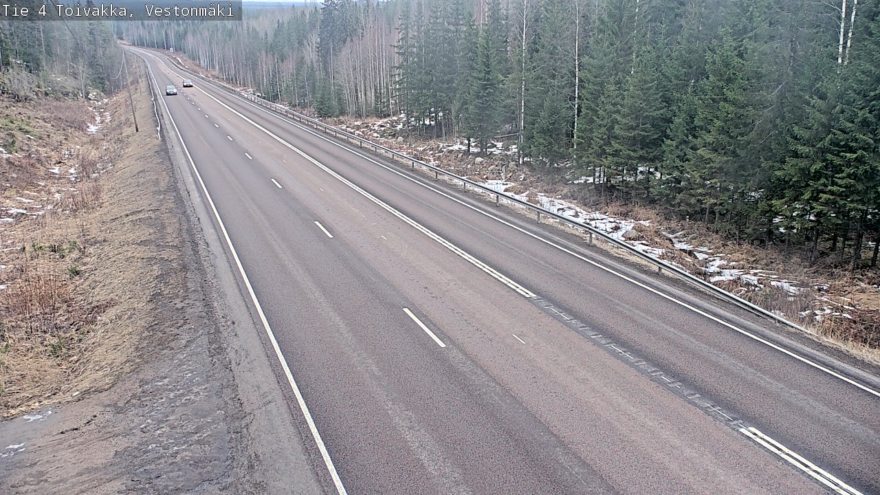 Weather Camera Image Road 4 Toivakka, Vestonmäki, Toivakka, Keski-Suomi