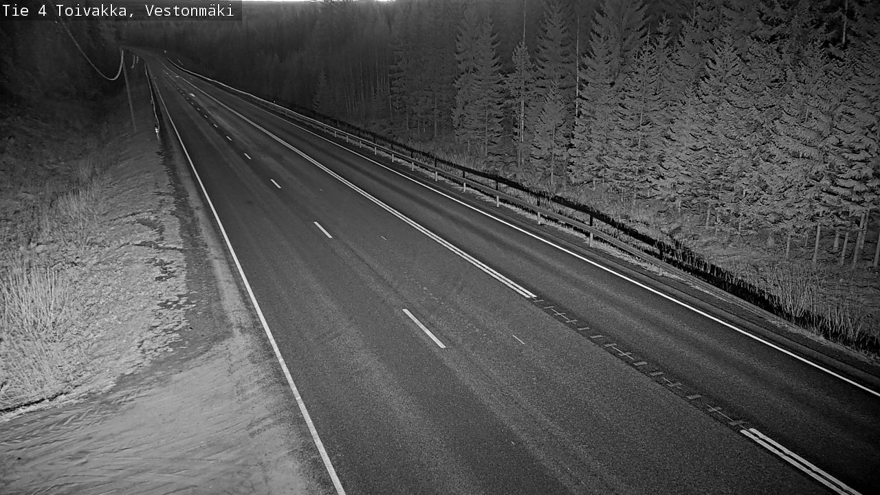 Weather Camera Image Väg 4 Toivakka, Vestonmäki, Toivakka, Keski-Suomi
