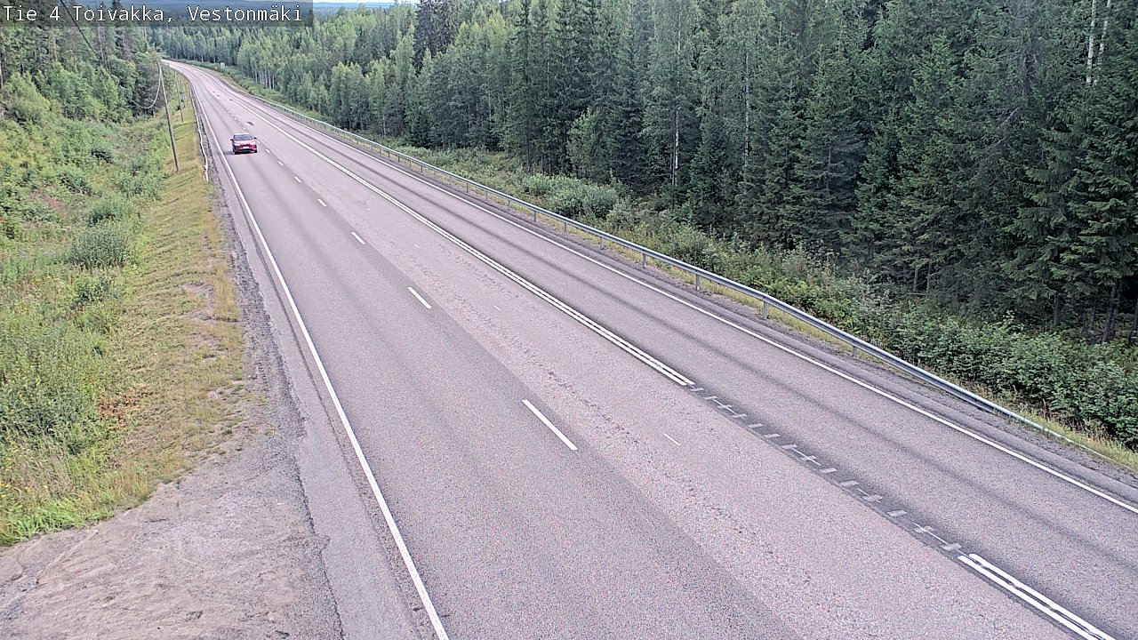 Weather Camera Image Road 4 Toivakka, Vestonmäki, Toivakka, Keski-Suomi