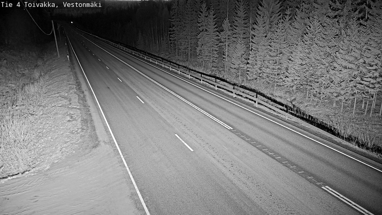 Weather Camera Image Road 4 Toivakka, Vestonmäki, Toivakka, Keski-Suomi