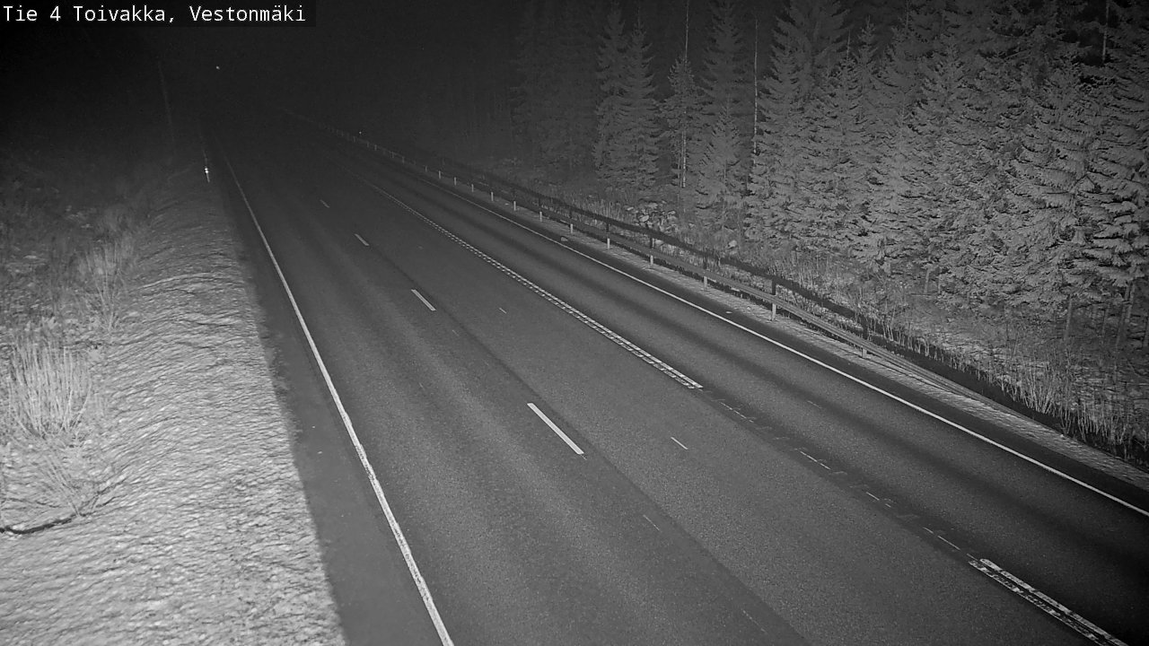 Weather Camera Image Väg 4 Toivakka, Vestonmäki, Toivakka, Keski-Suomi