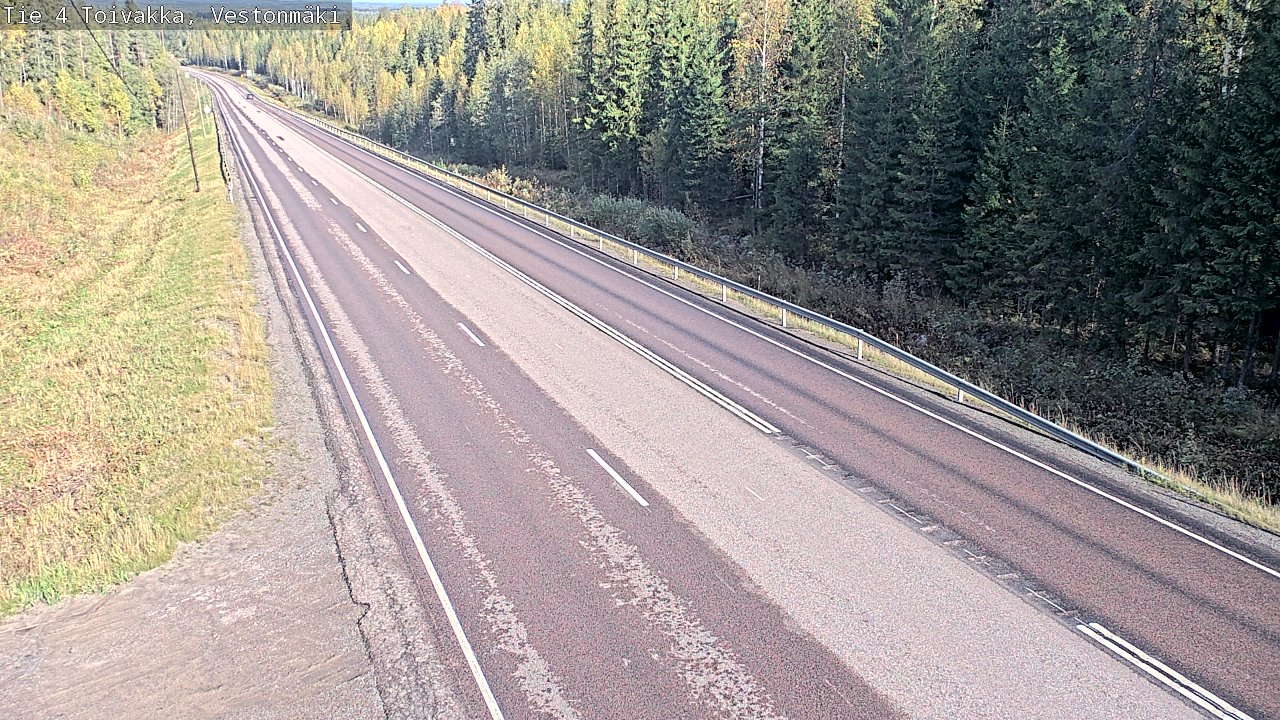 Weather Camera Image Road 4 Toivakka, Vestonmäki, Toivakka, Keski-Suomi