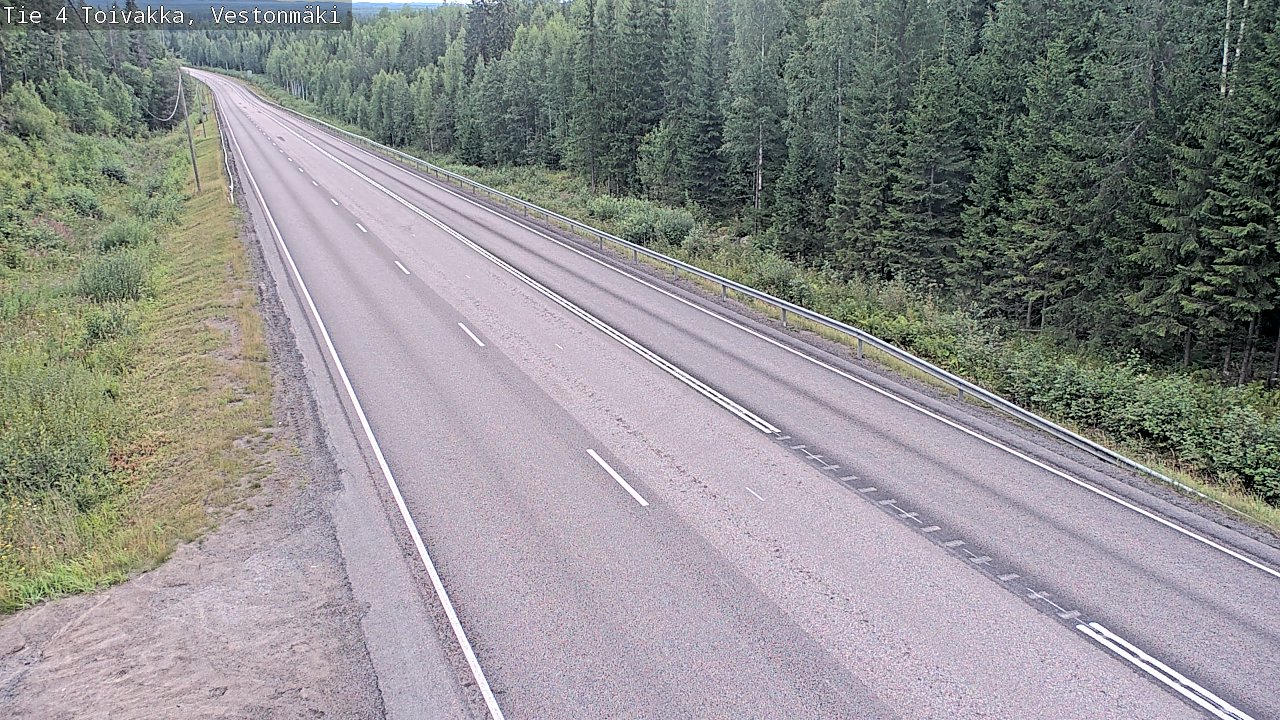 Weather Camera Image Road 4 Toivakka, Vestonmäki, Toivakka, Keski-Suomi