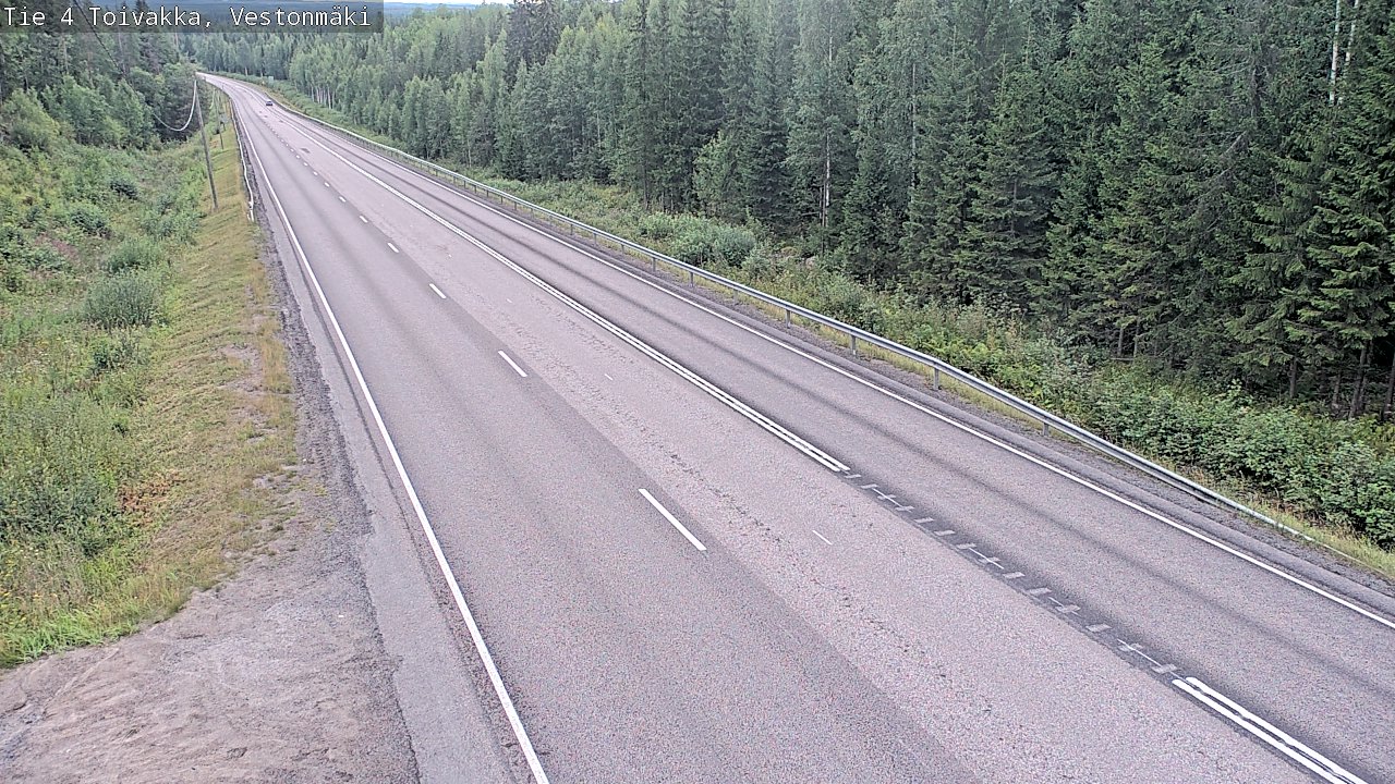Weather Camera Image Road 4 Toivakka, Vestonmäki, Toivakka, Keski-Suomi