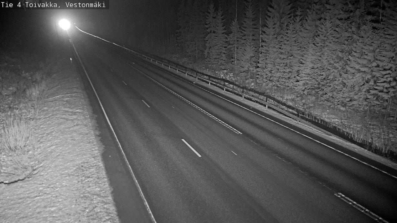 Weather Camera Image Väg 4 Toivakka, Vestonmäki, Toivakka, Keski-Suomi
