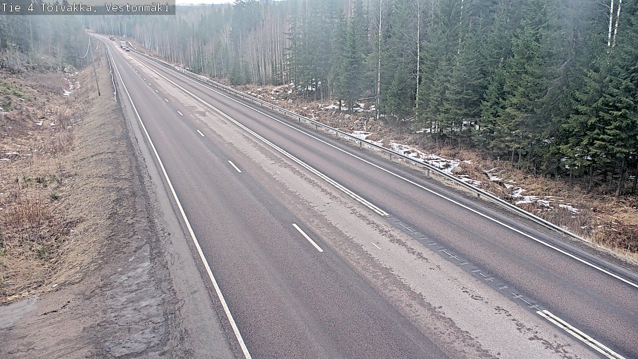 Weather Camera Image Road 4 Toivakka, Vestonmäki, Toivakka, Keski-Suomi