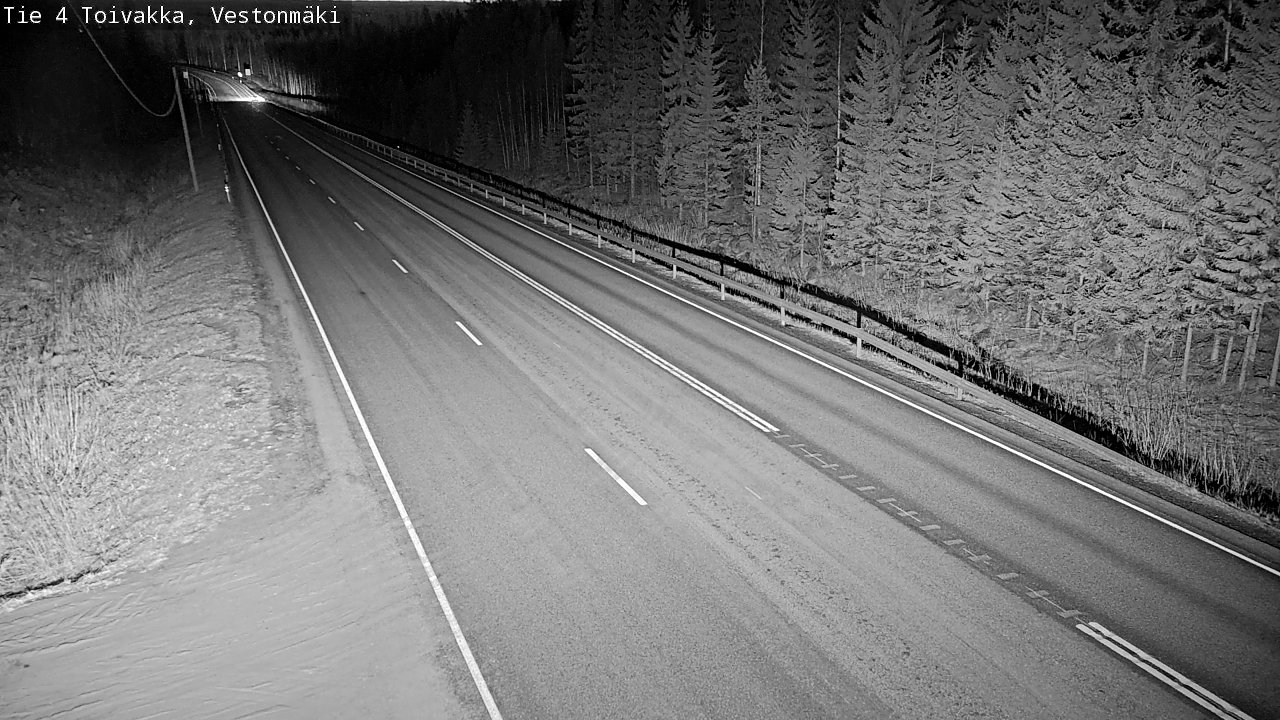 Weather Camera Image Väg 4 Toivakka, Vestonmäki, Toivakka, Keski-Suomi