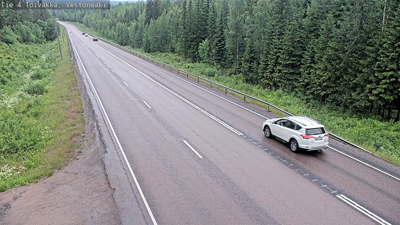 Weather Camera Image Road 4 Toivakka, Vestonmäki, Toivakka, Keski-Suomi