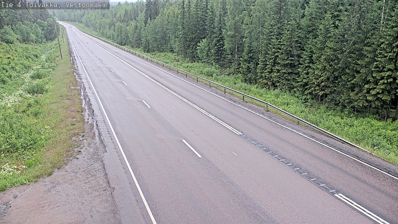Weather Camera Image Road 4 Toivakka, Vestonmäki, Toivakka, Keski-Suomi