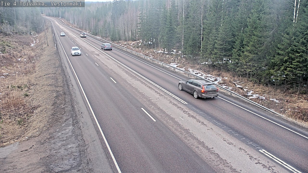 Weather Camera Image Road 4 Toivakka, Vestonmäki, Toivakka, Keski-Suomi