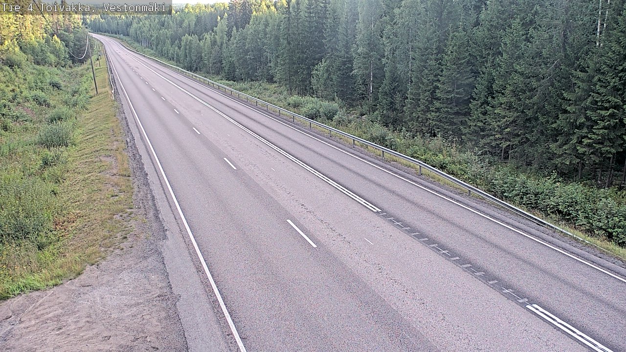 Weather Camera Image Road 4 Toivakka, Vestonmäki, Toivakka, Keski-Suomi