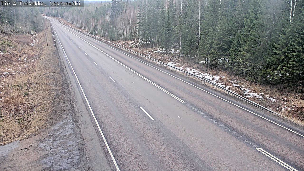 Weather Camera Image Road 4 Toivakka, Vestonmäki, Toivakka, Keski-Suomi
