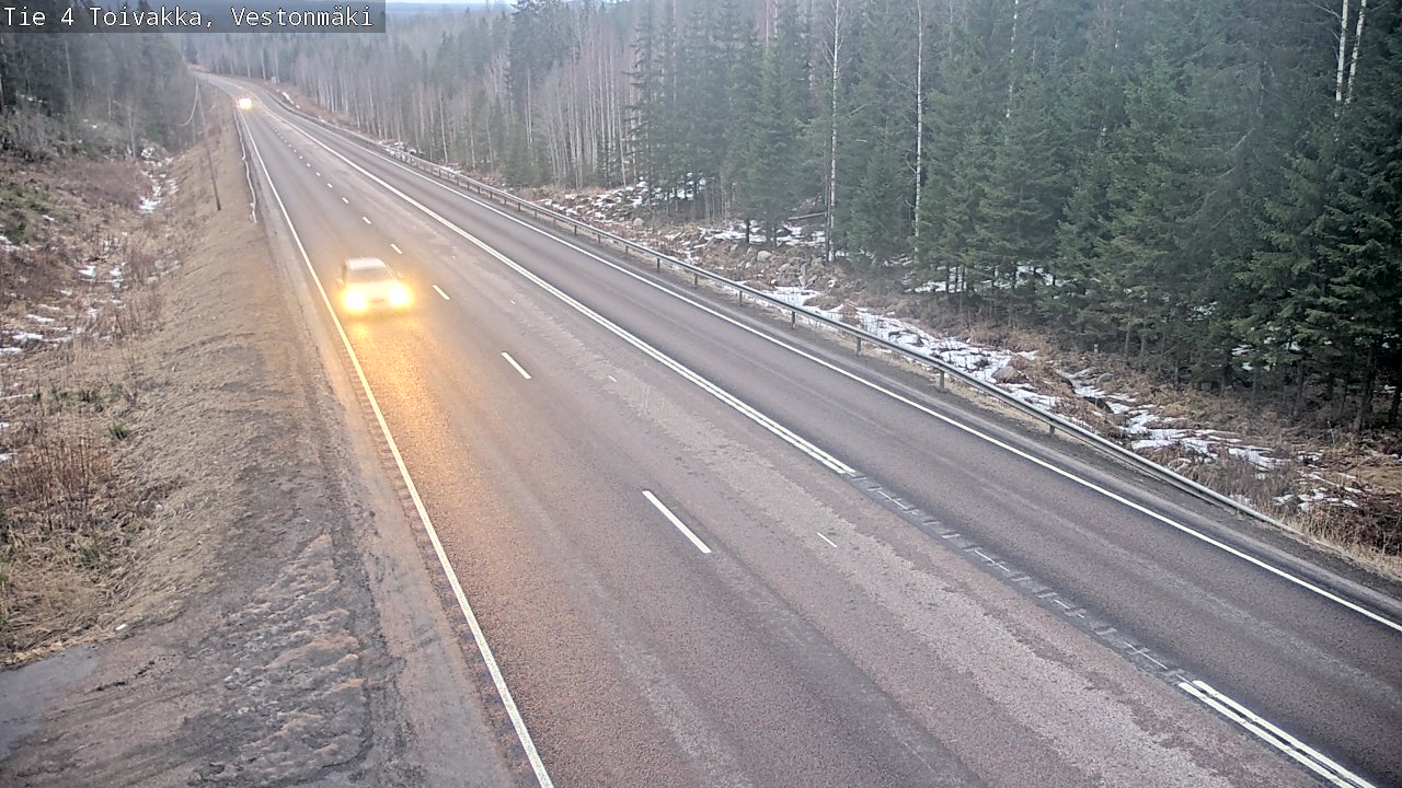 Weather Camera Image Road 4 Toivakka, Vestonmäki, Toivakka, Keski-Suomi