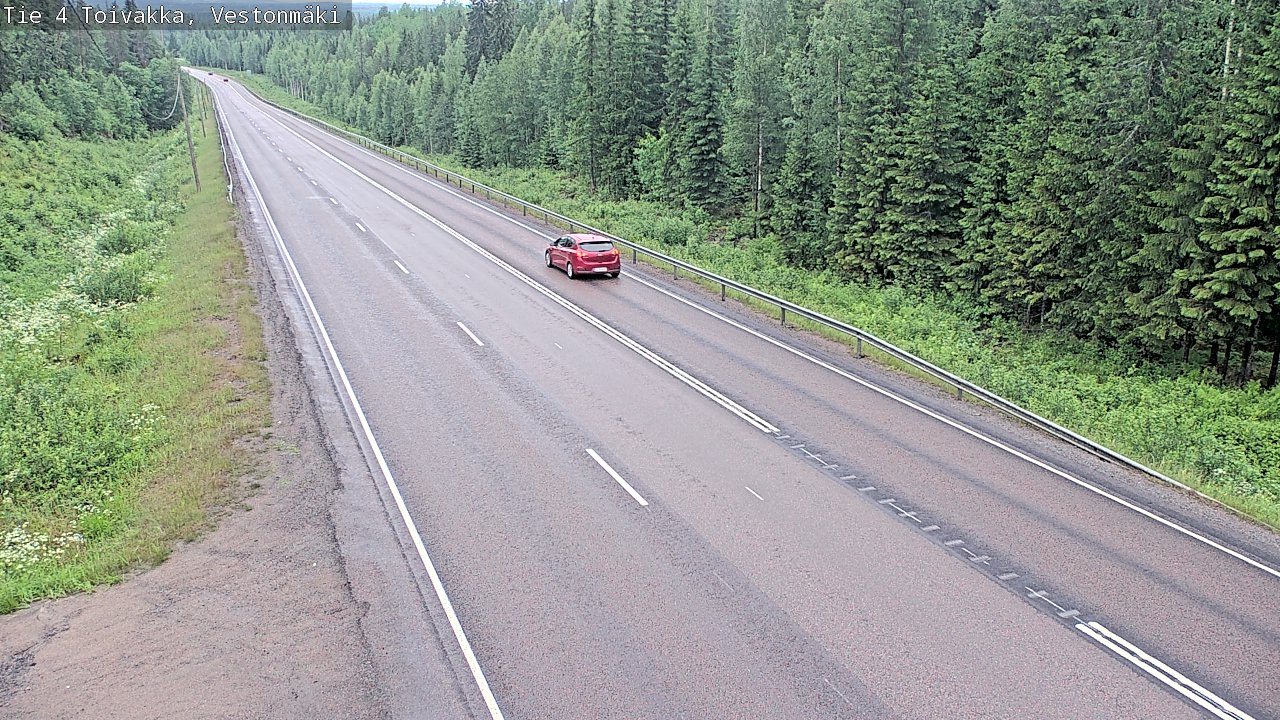 Weather Camera Image Road 4 Toivakka, Vestonmäki, Toivakka, Keski-Suomi