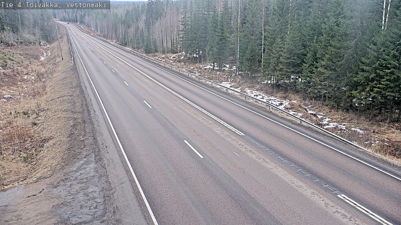 Weather Camera Image Road 4 Toivakka, Vestonmäki, Toivakka, Keski-Suomi