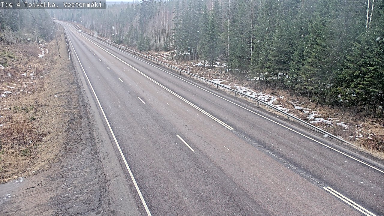 Weather Camera Image Road 4 Toivakka, Vestonmäki, Toivakka, Keski-Suomi
