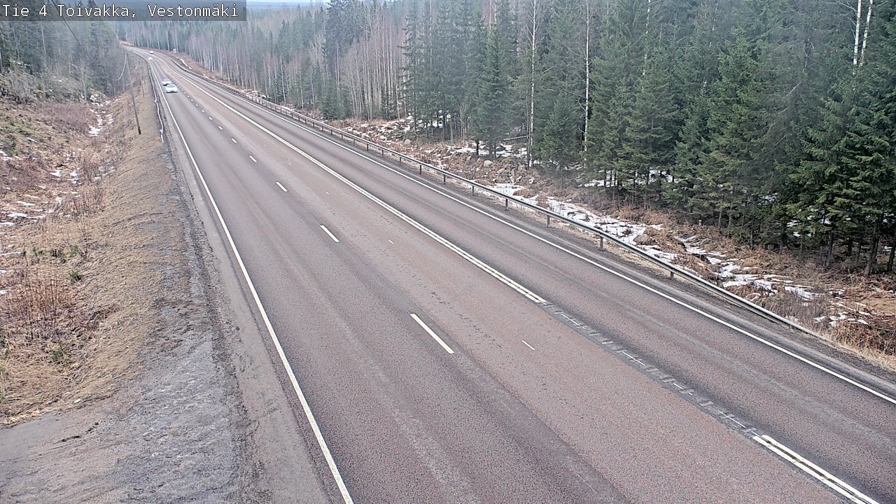Weather Camera Image Road 4 Toivakka, Vestonmäki, Toivakka, Keski-Suomi