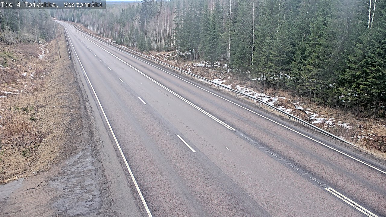 Weather Camera Image Road 4 Toivakka, Vestonmäki, Toivakka, Keski-Suomi