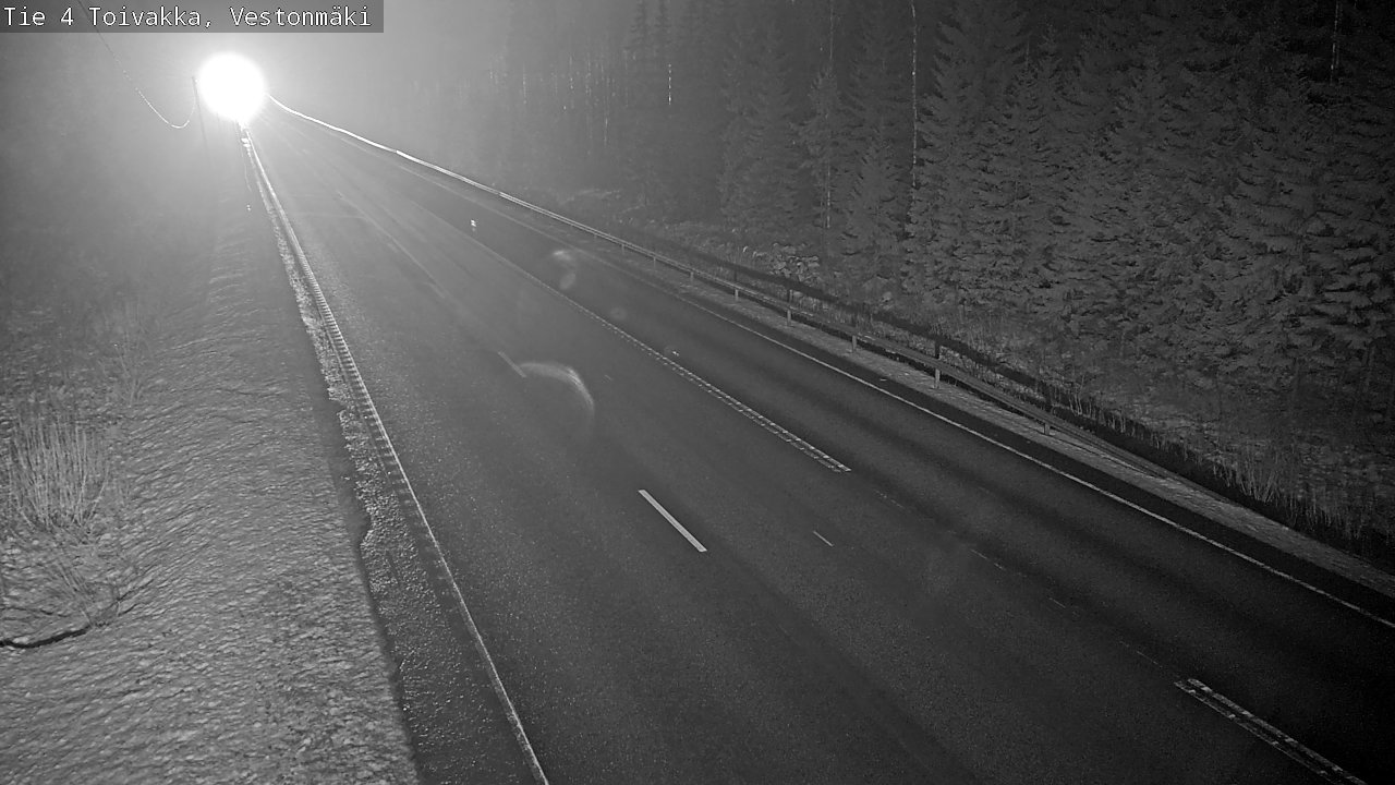Weather Camera Image Väg 4 Toivakka, Vestonmäki, Toivakka, Keski-Suomi