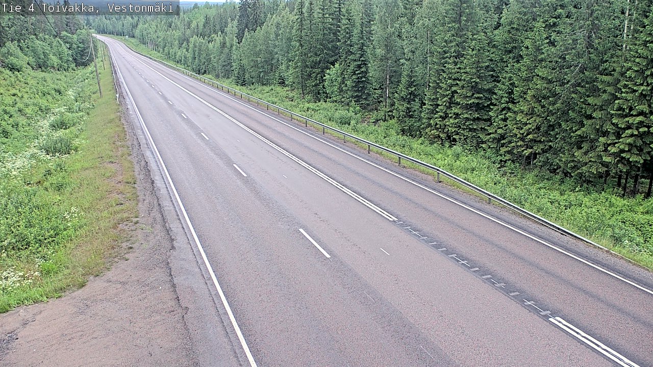 Weather Camera Image Road 4 Toivakka, Vestonmäki, Toivakka, Keski-Suomi
