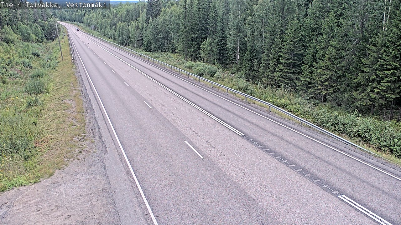 Weather Camera Image Road 4 Toivakka, Vestonmäki, Toivakka, Keski-Suomi