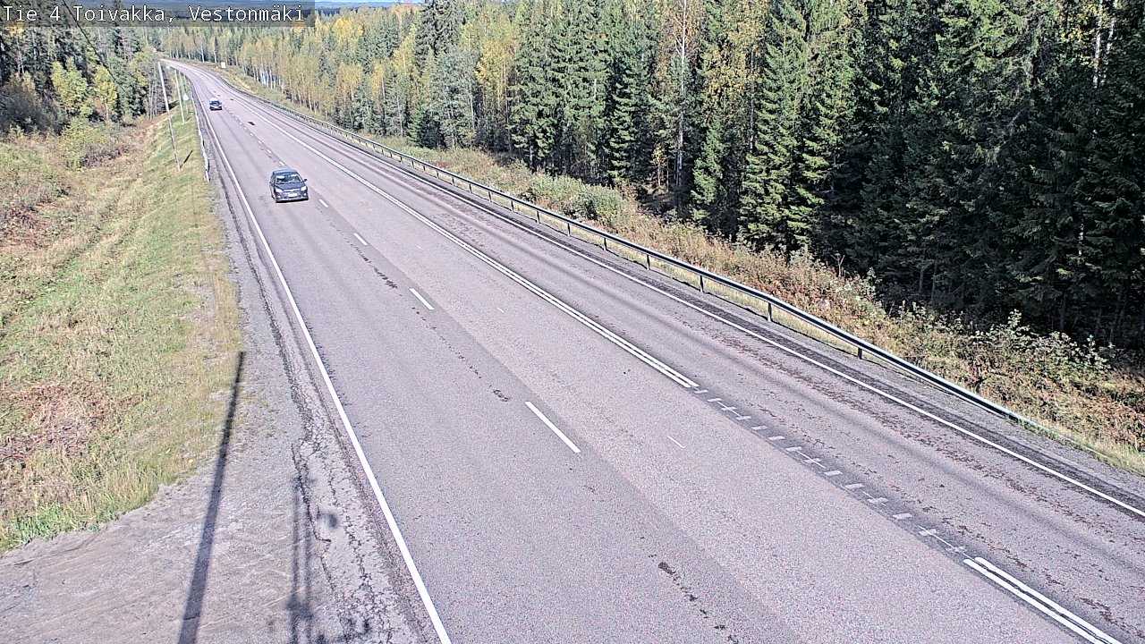 Weather Camera Image Road 4 Toivakka, Vestonmäki, Toivakka, Keski-Suomi