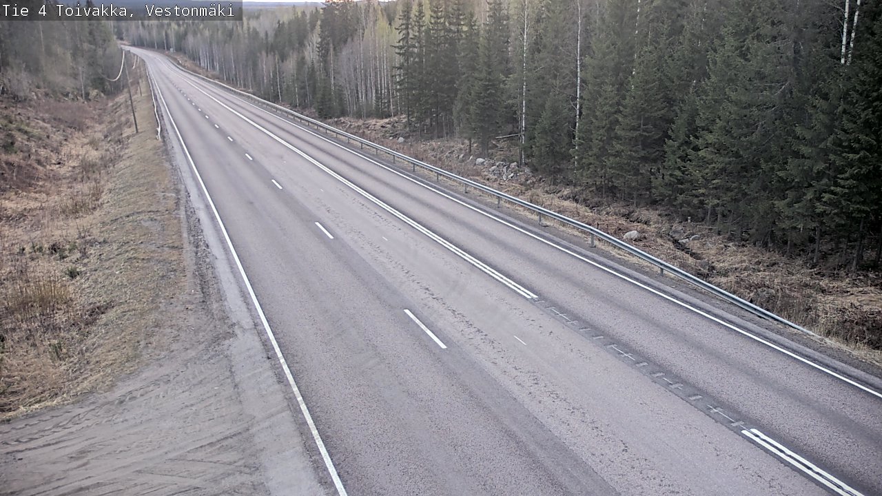 Weather Camera Image Road 4 Toivakka, Vestonmäki, Toivakka, Keski-Suomi