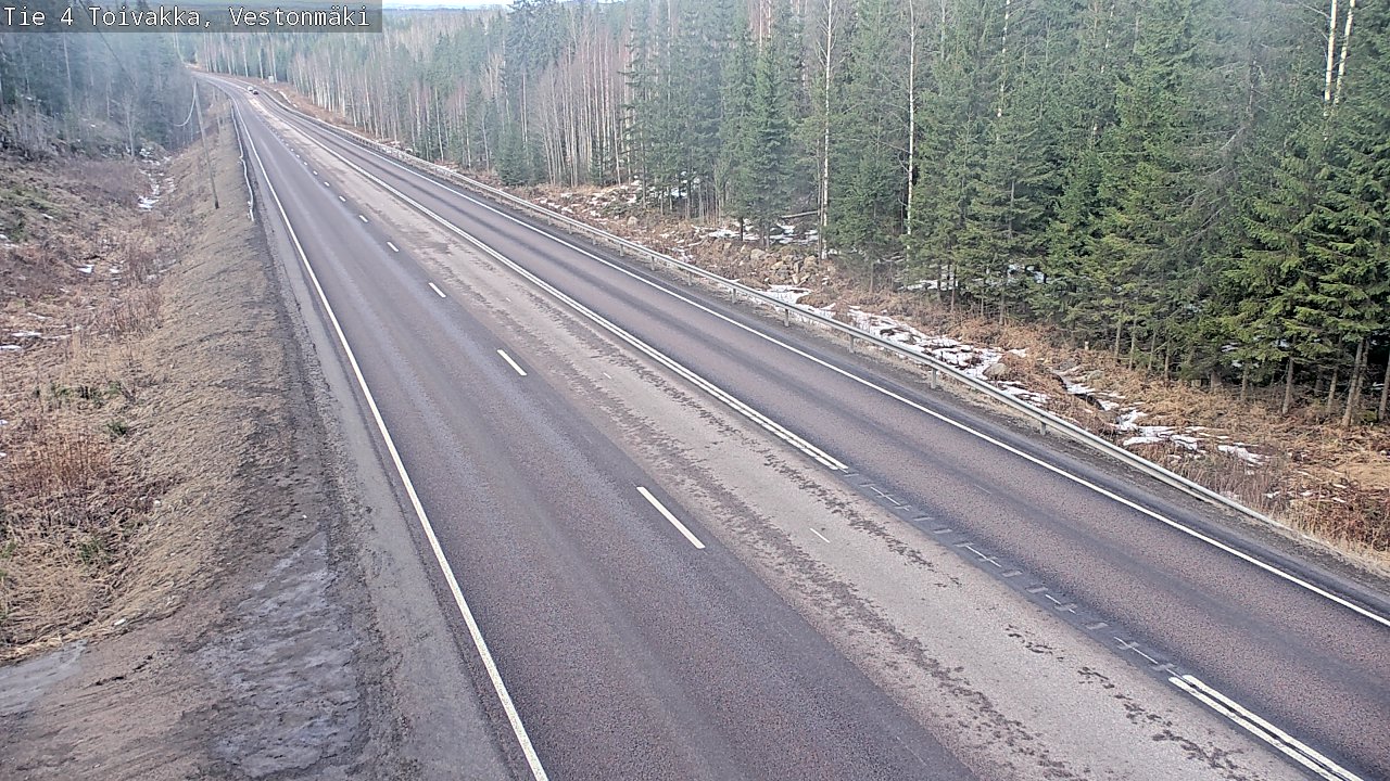 Weather Camera Image Road 4 Toivakka, Vestonmäki, Toivakka, Keski-Suomi