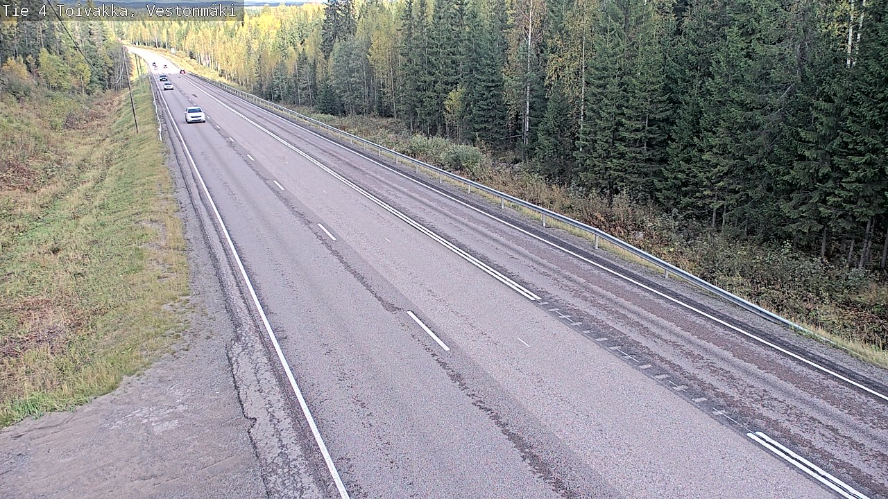Weather Camera Image Road 4 Toivakka, Vestonmäki, Toivakka, Keski-Suomi