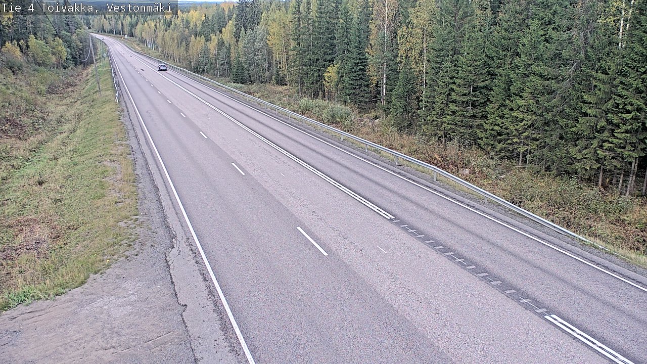 Weather Camera Image Road 4 Toivakka, Vestonmäki, Toivakka, Keski-Suomi
