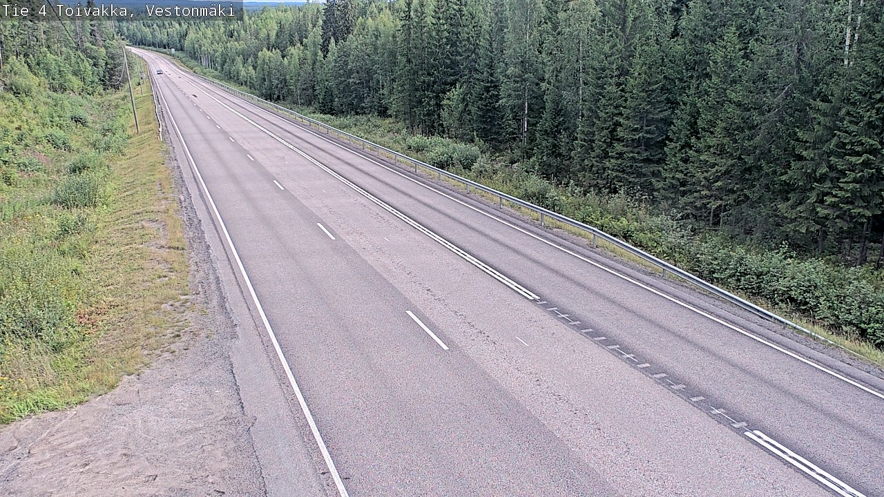 Weather Camera Image Road 4 Toivakka, Vestonmäki, Toivakka, Keski-Suomi