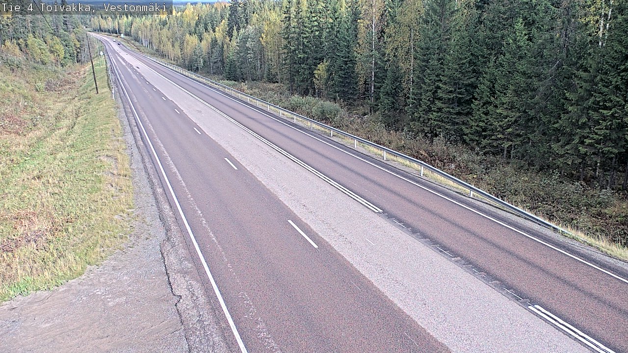 Weather Camera Image Road 4 Toivakka, Vestonmäki, Toivakka, Keski-Suomi