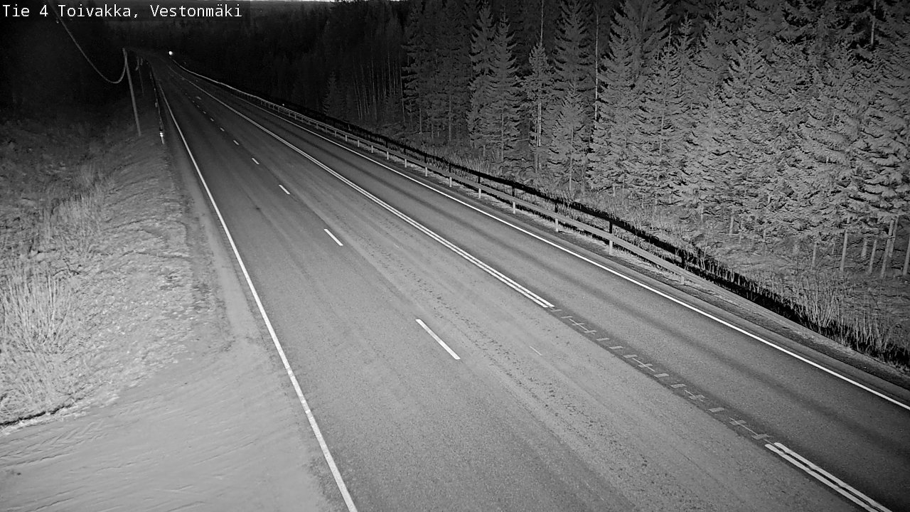 Weather Camera Image Väg 4 Toivakka, Vestonmäki, Toivakka, Keski-Suomi