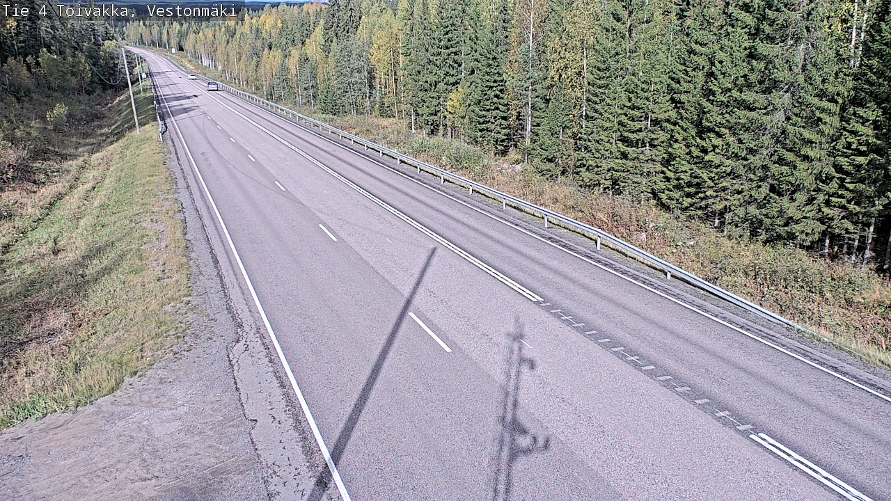 Weather Camera Image Road 4 Toivakka, Vestonmäki, Toivakka, Keski-Suomi