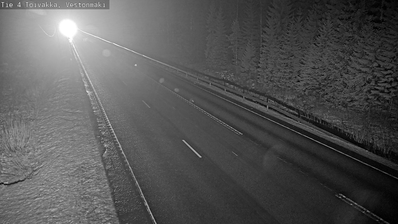 Weather Camera Image Väg 4 Toivakka, Vestonmäki, Toivakka, Keski-Suomi