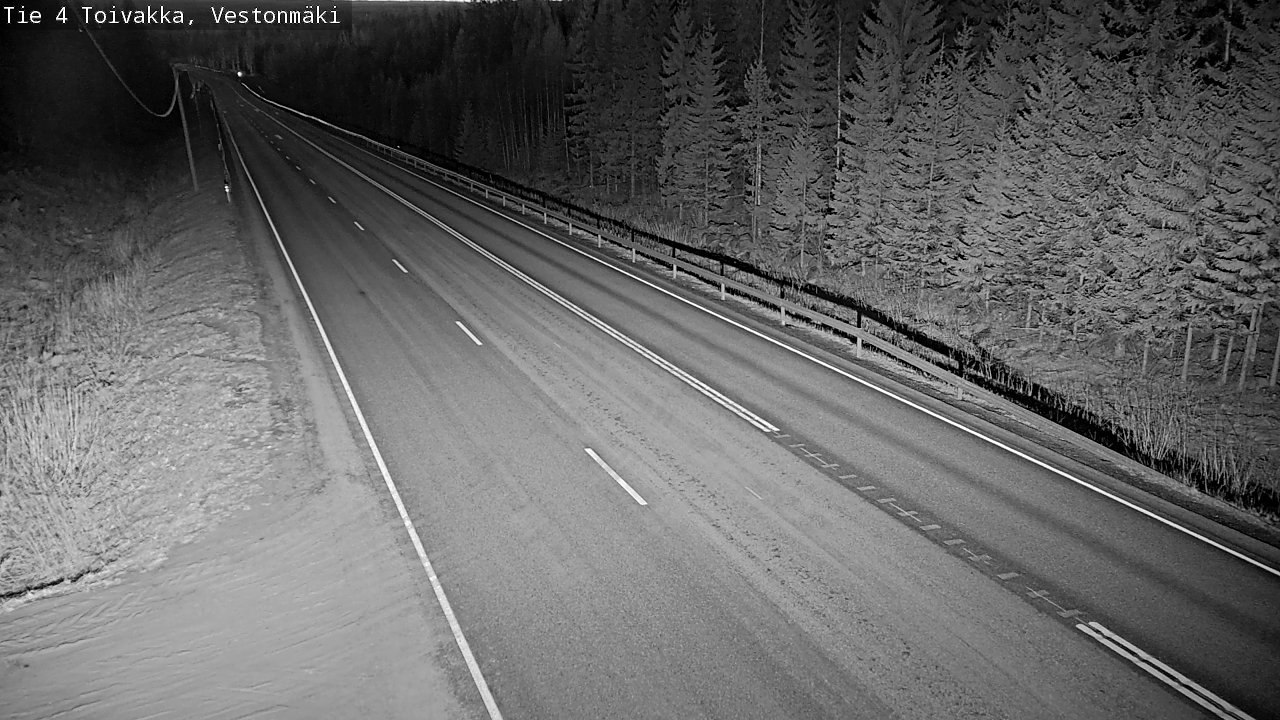 Weather Camera Image Väg 4 Toivakka, Vestonmäki, Toivakka, Keski-Suomi