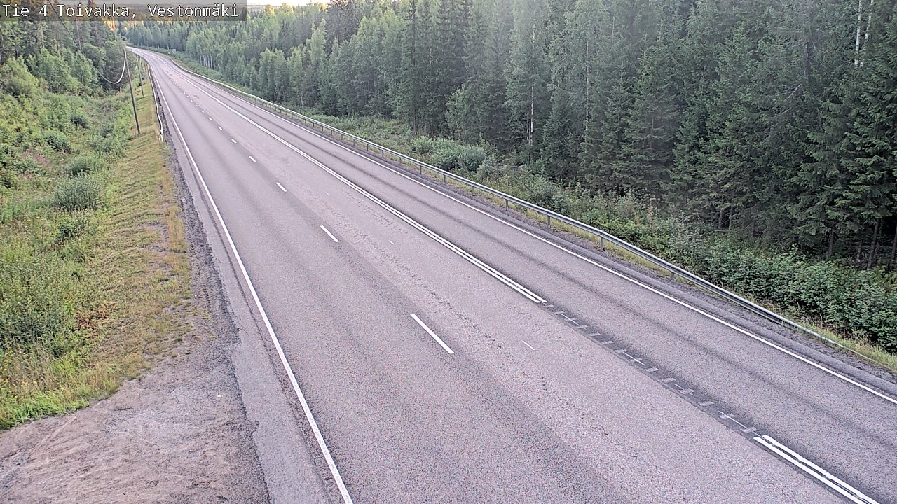 Weather Camera Image Road 4 Toivakka, Vestonmäki, Toivakka, Keski-Suomi