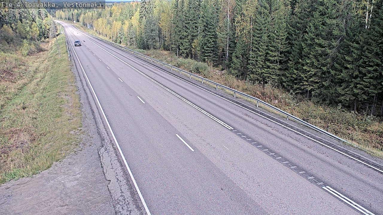 Weather Camera Image Road 4 Toivakka, Vestonmäki, Toivakka, Keski-Suomi