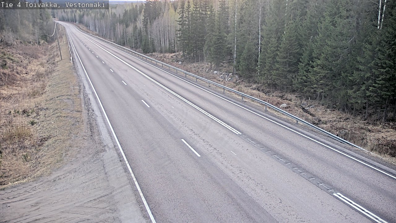 Weather Camera Image Road 4 Toivakka, Vestonmäki, Toivakka, Keski-Suomi